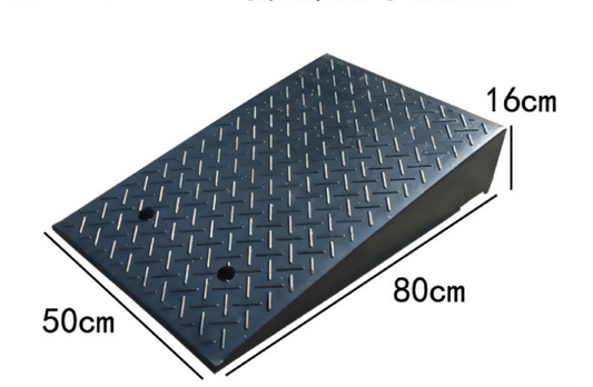 Rubber Access Ramp 500×800×160mm – Kerb & Loading Access, 20 Tonne