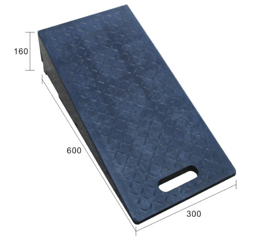 160mm Rubber Access Ramp – Portable, Non-Slip, 20 Tonne Heavy Duty