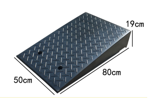 Rubber Access Ramp 500×800×190mm – Kerb & Loading Access, 20 Tonne