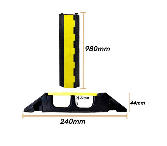 Cable Protector Cover Ramp 2 Channel