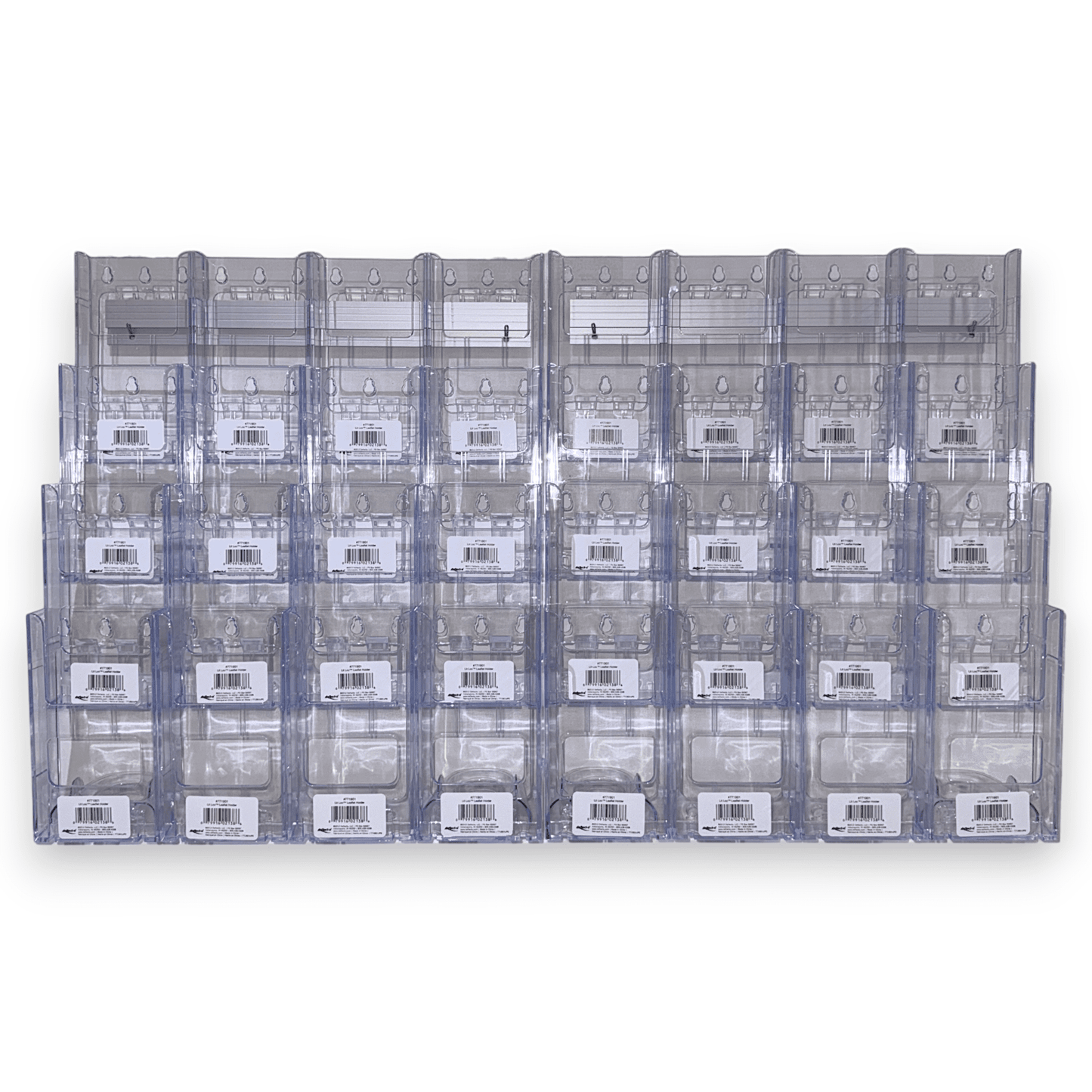 32xDL Wall Mount Brochure Holders Lit Loc