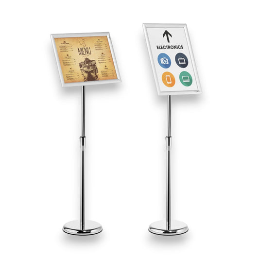 A4 Menu Poster Stand Snap Lock Frame with Stand