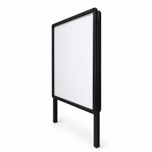 Double Sided A1 Snap A-frame Poster Stand Black Frame