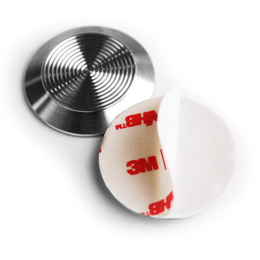 Tactile Indicator Stud – Stainless Steel, 3M Adhesive Back, 35mm