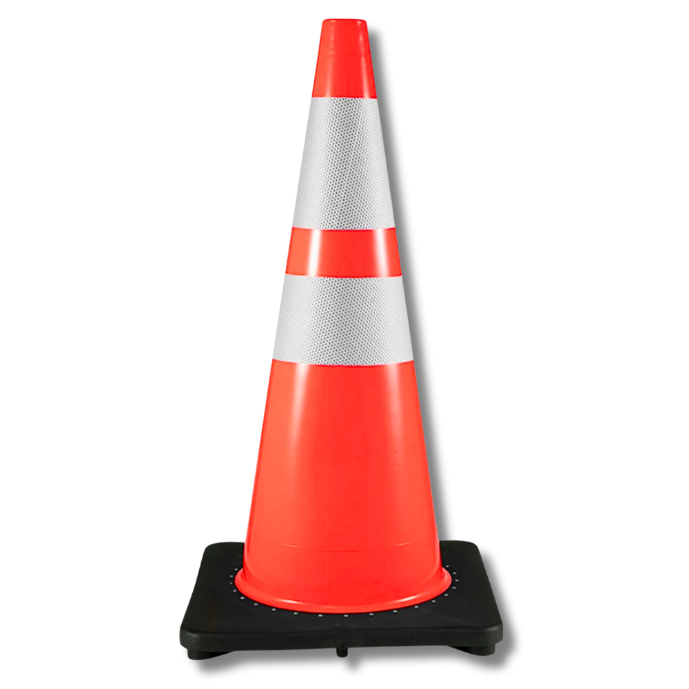 Traffic Cone 900mm Reflective Safety – Heavy Duty High Visibility Cone