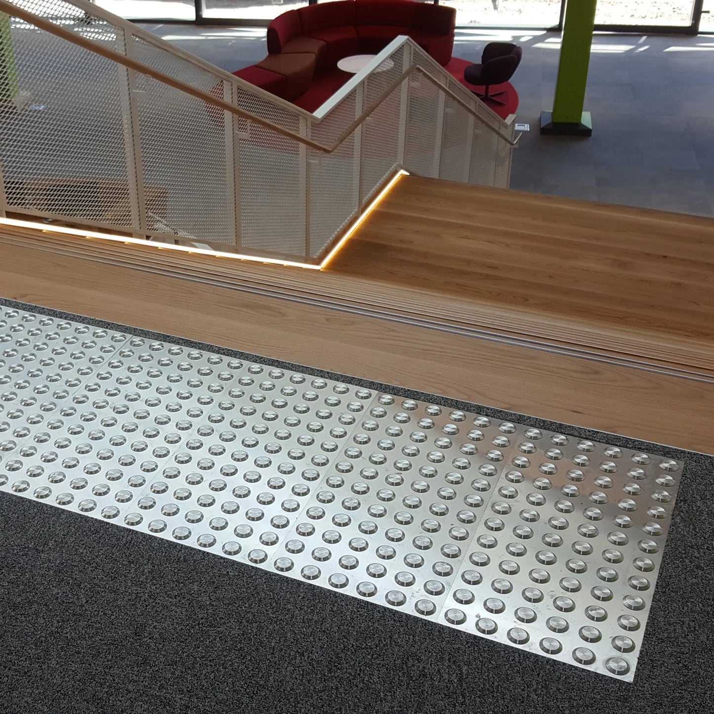 Tactile Indicator Plate – Stainless Steel 300x600mm