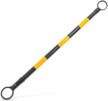 Retractable Traffic Cone Bar – Yellow/Black Extendable Safety Barrier