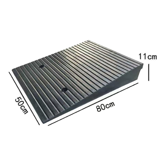 Rubber Access Ramp 500×800×110mm – Threshold & Kerb Access, 20 Tonne