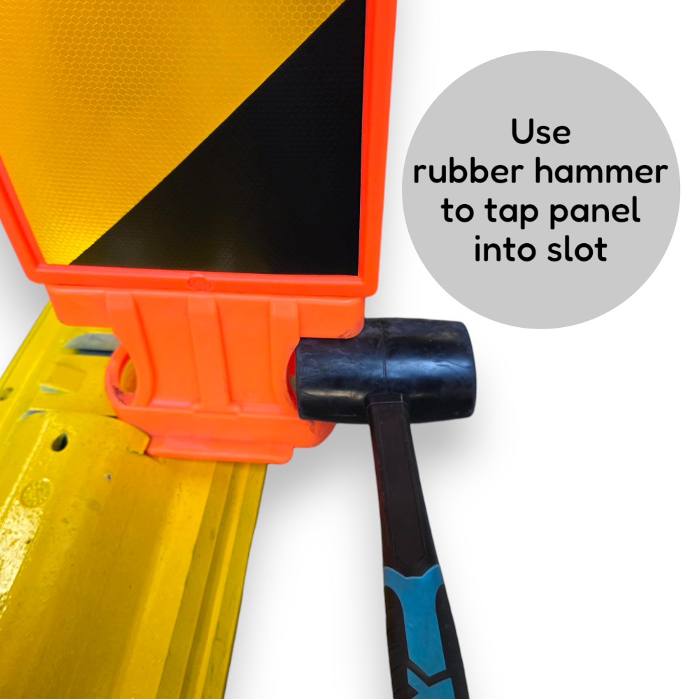 Traffic Lane Separator Kerb – Heavy-Duty Centre Module with Panel