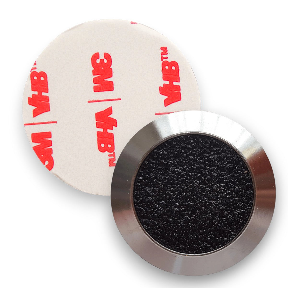 Tactile Indicator 3M Adhesive – Stainless Steel with Black Carborundum Insert