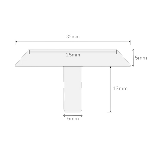 Tactile Indicator Stud – Stainless Steel with Black Carborundum Insert