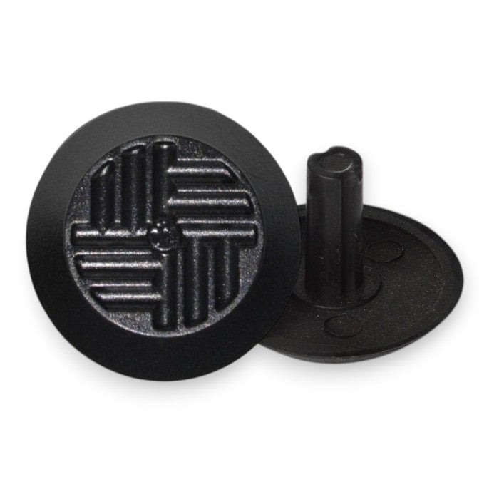 Plastic Tactile Indicator – Black, 35mm
