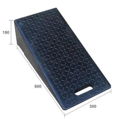 190mm Rubber Access Ramp – Portable, Non-Slip, 20 Tonne Heavy Duty