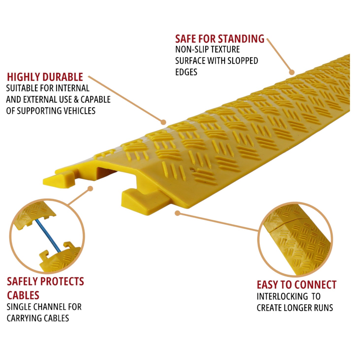 Cable Protector Drop Over 1 Channel