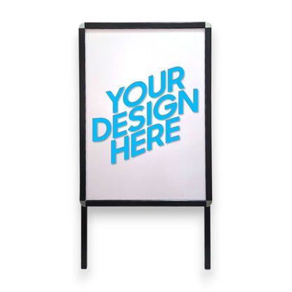 Double Sided A1 Snap A-frame Poster Stand Black Frame