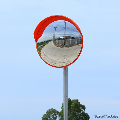 1000mm Convex Safety Mirror with Bracket – Indoor & Outdoor Wide Angle Mirror