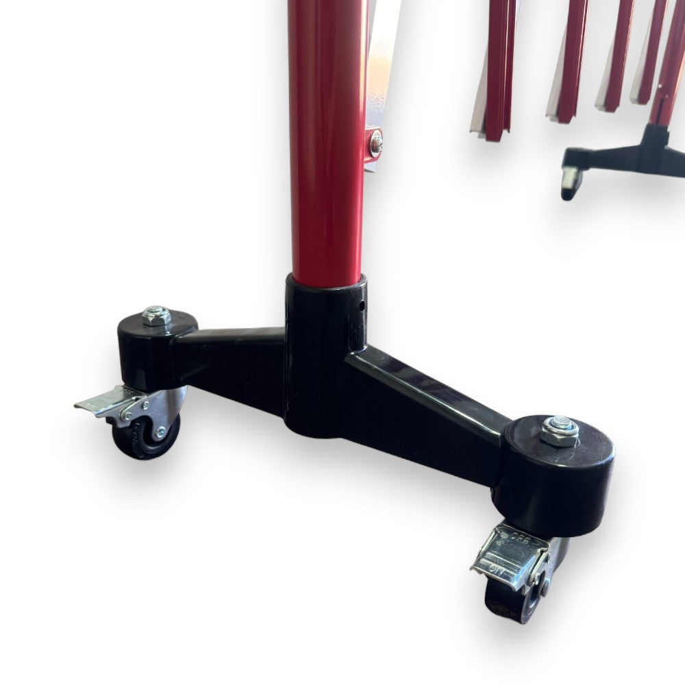 3m Expandable Safety Barrier – Red & White, Heavy-Duty Steel, Retractable Design