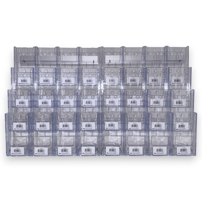32xDL Wall Mount Brochure Holders Lit Loc