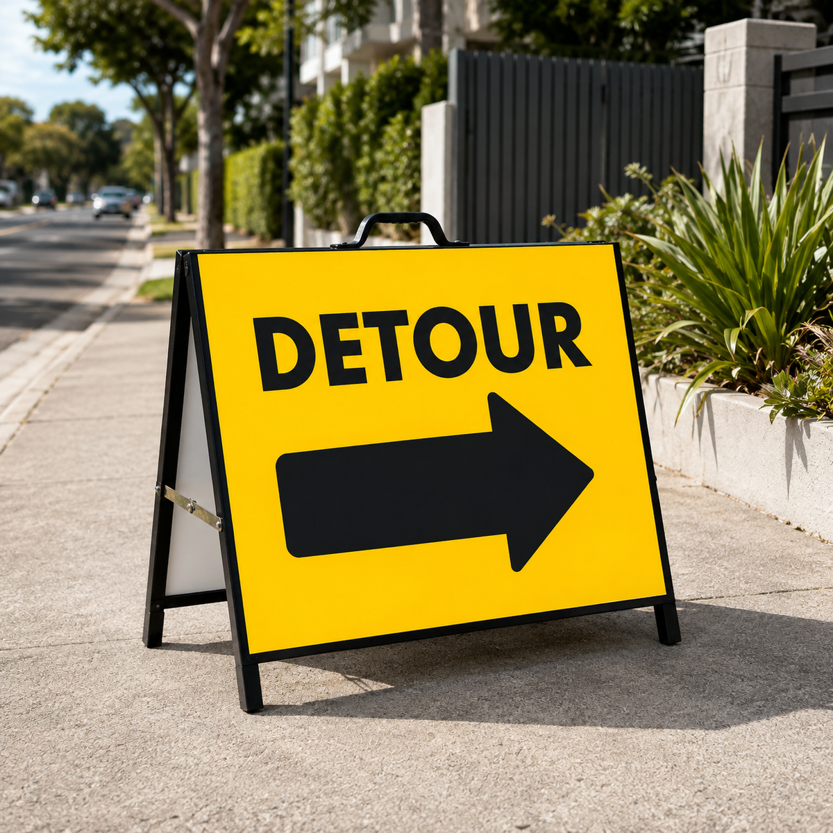 600 x 450mm Double-Sided Corflute A-Frame Sign