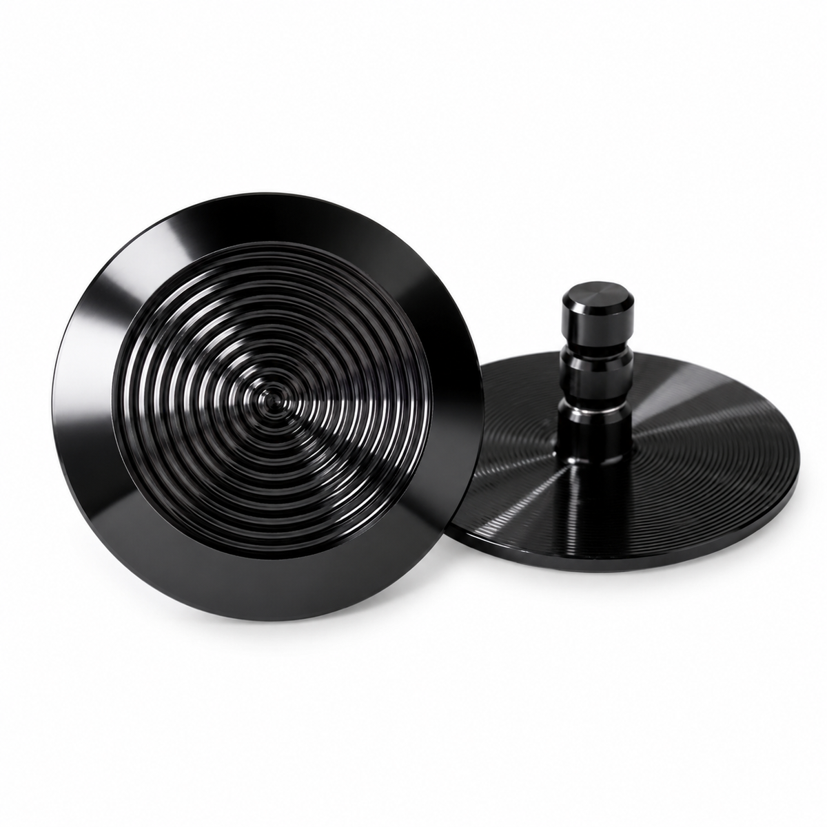 Black Stainless Steel Tactile Indicator Stud, 35mm - Heavy-Duty
