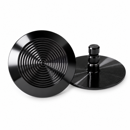 Black Stainless Steel Tactile Indicator Stud, 35mm - Heavy-Duty