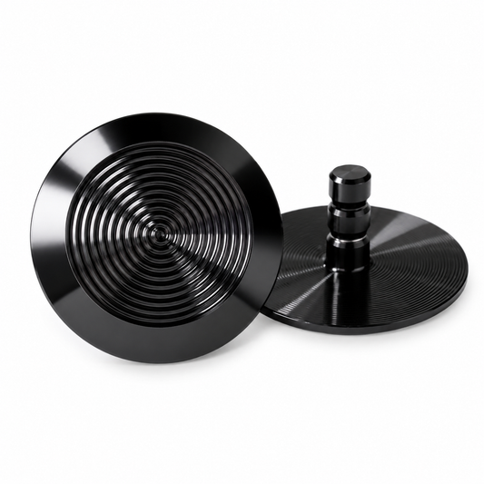 Black Stainless Steel Tactile Indicator Stud, 35mm - Heavy-Duty