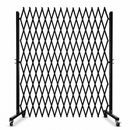 2m High Mobile Expandable Security Barrier – 3m Wide Trackless Barrier