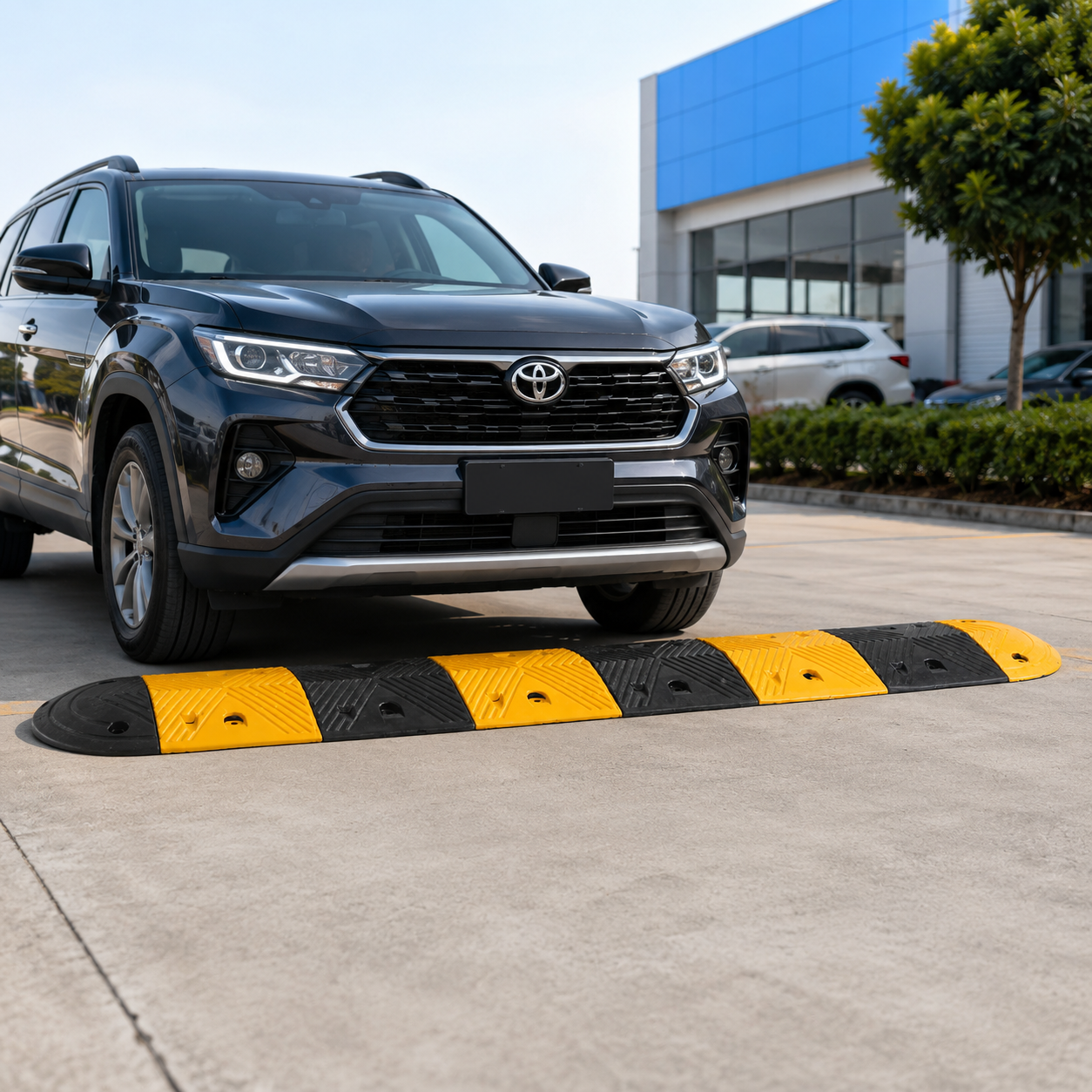250mm Rubber Speed Hump Middle Section – 50mm High