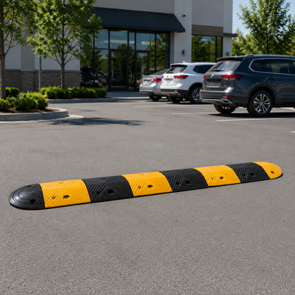 250mm Rubber Speed Hump Middle Section – 50mm High