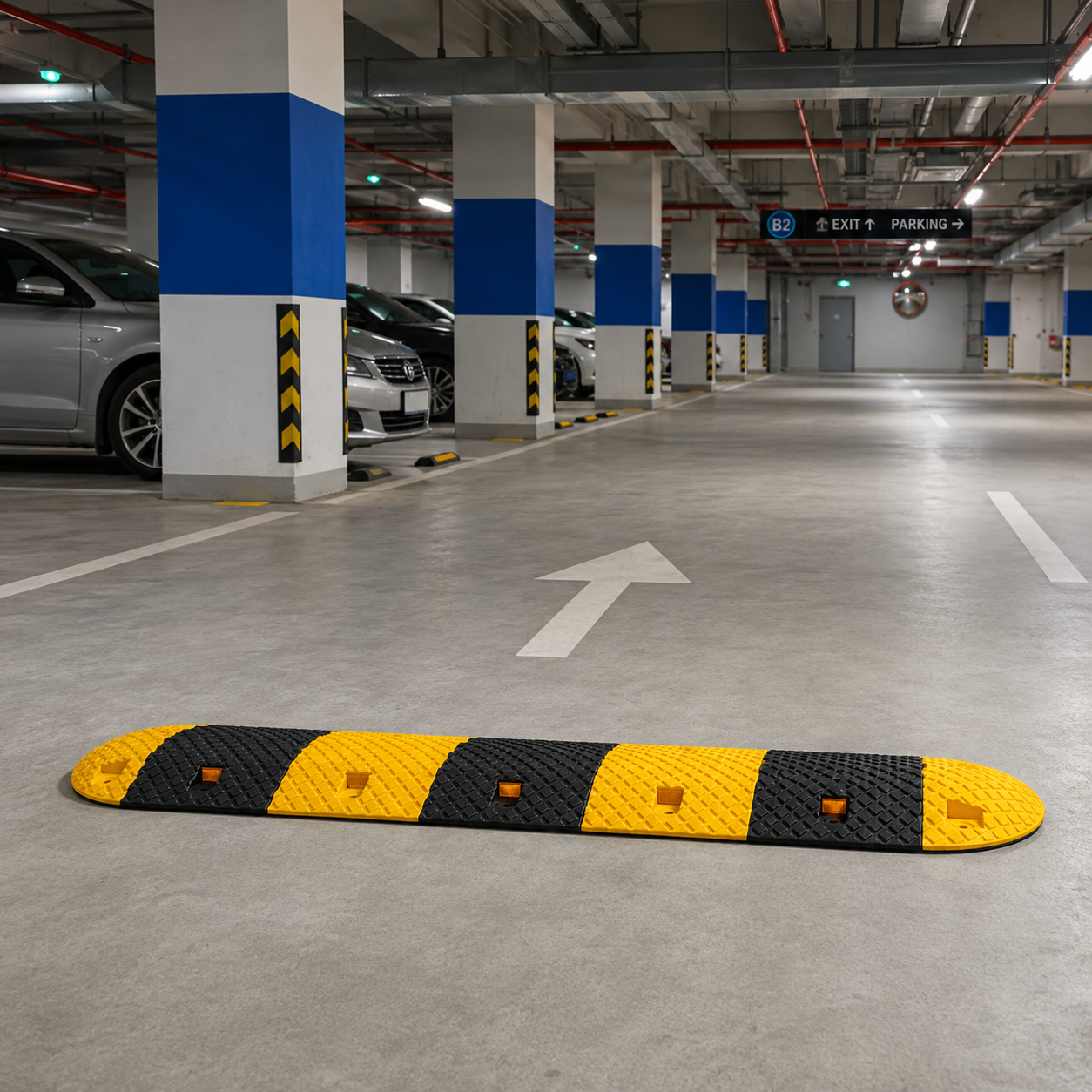 250mm Heavy Duty Plastic Speed Hump Middle Section – 50mm High