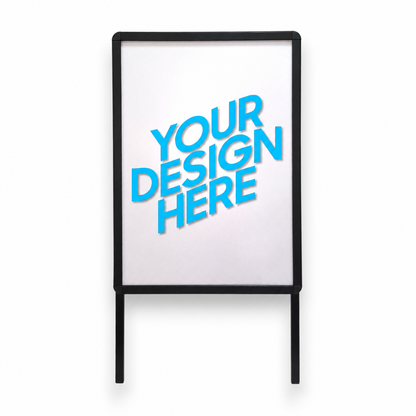 Double Sided A1 Snap A-frame Poster Stand Black Frame