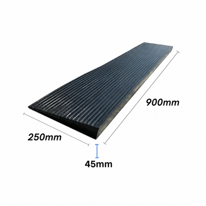 Rubber Threshold Ramp 45mm – Non-Slip Surface, Access Ramp for Smooth Transitions