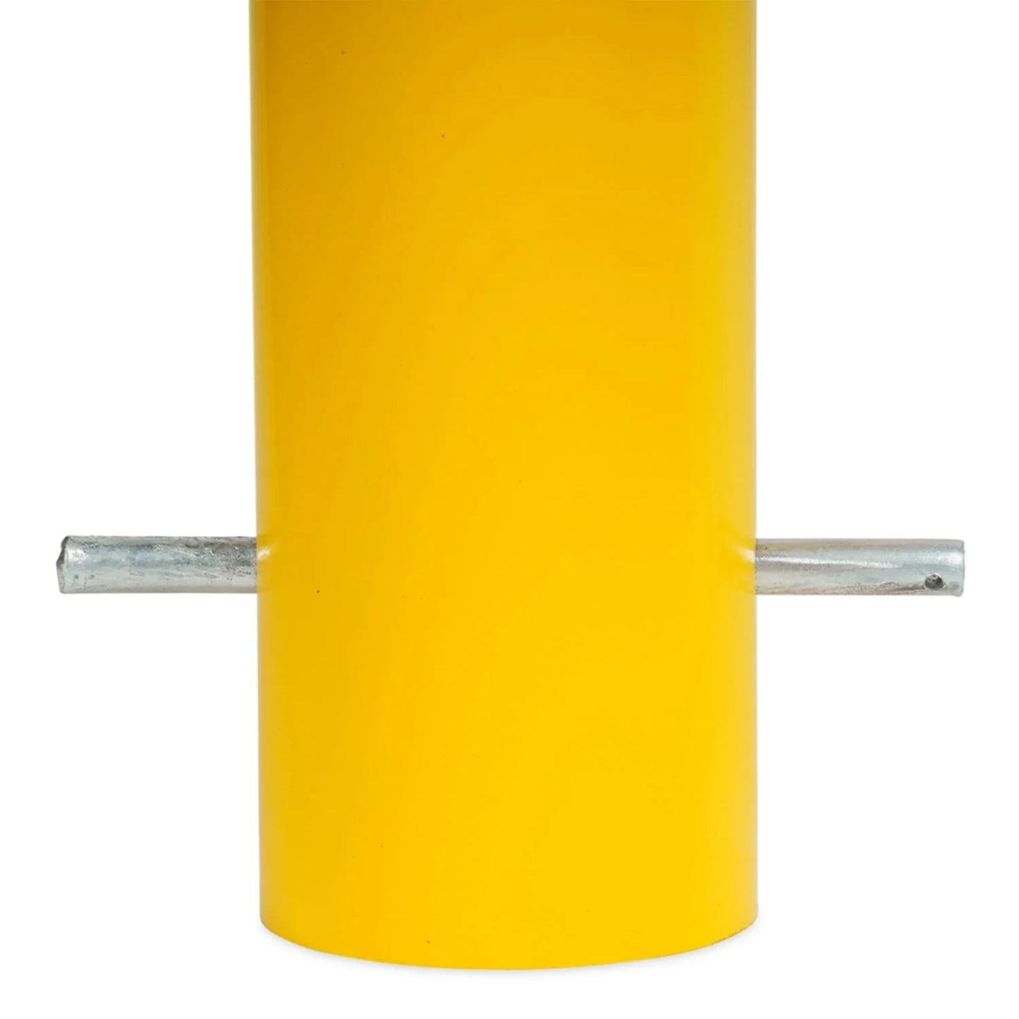 90mm In-Ground Bollard – 1200mm Yellow Steel Safety Bollard