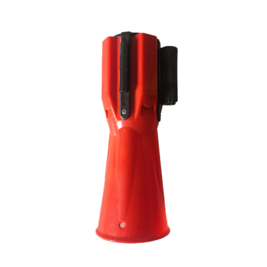 Traffic Cone Topper Retractable Belt 3m – Red/White Safety Barrier