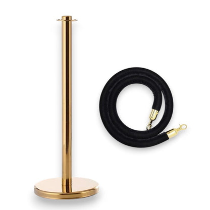 Gold Crowd Control Stanchion with Rope