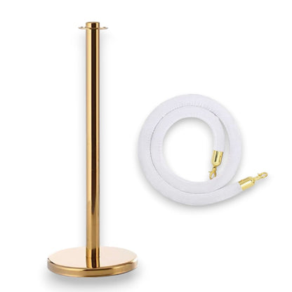 Gold Crowd Control Stanchion with Rope