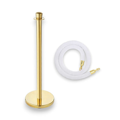 Stanchions Gold Rope Queue Barrier