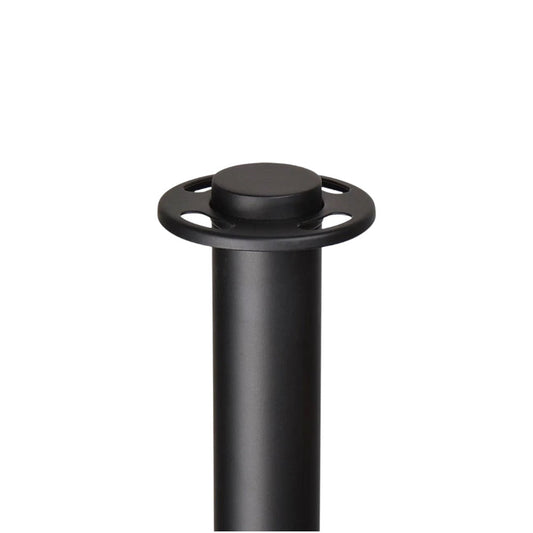 Black Stanchions Crowd Control Set of 3 Posts + 2 Red Ropes