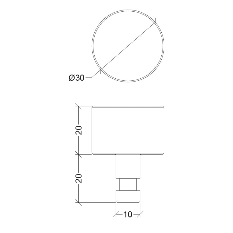 Skateboard Deterrent Stud – Stainless Steel, Anti-Skate Protection