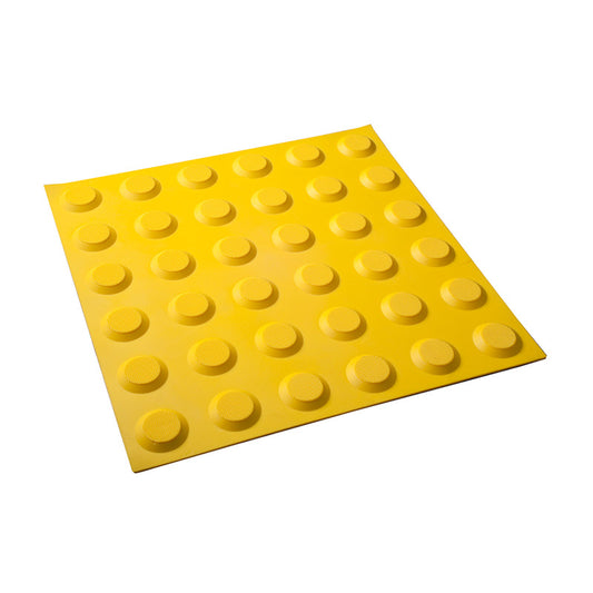 Tactile Indicator – Peel & Stick Hazard 300x300mm Yellow, P5 Slip Rated