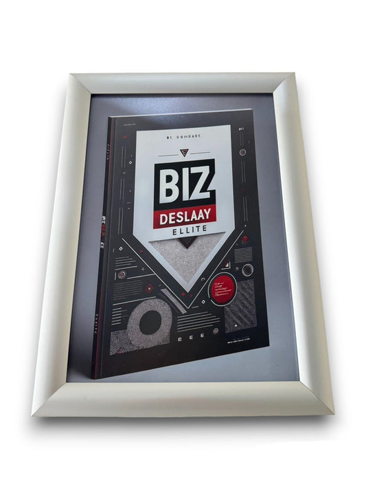 A1 Snap Lock Frame Silver 25mm Profiles Wall mount - BIZ DISPLAY ELITE