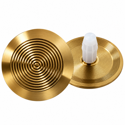 Brass Stainless Steel Tactile Indicator Stud – Concentric Ring Design