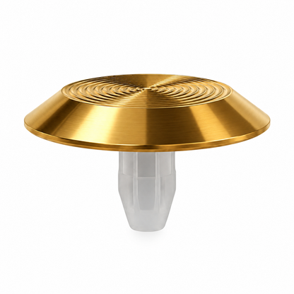 Brass Stainless Steel Tactile Indicator Stud – Concentric Ring Design