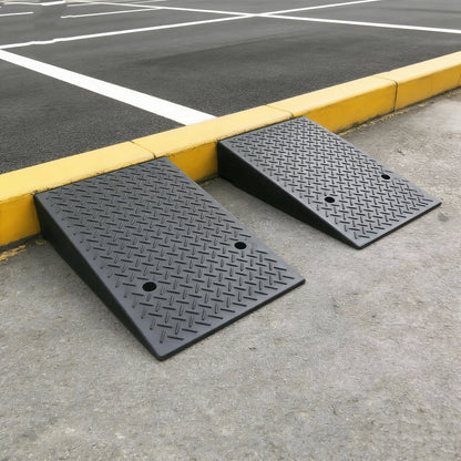 Rubber Access Ramp 500×800×190mm – Kerb & Loading Access, 20 Tonne