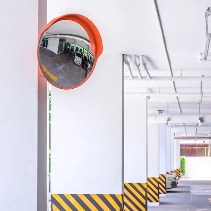 800mm Convex Safety Mirror with Bracket – Indoor & Outdoor Wide Angle Mirror
