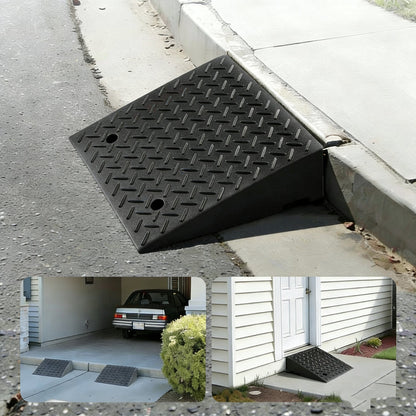 Rubber Access Ramp 500×800×160mm – Kerb & Loading Access, 20 Tonne