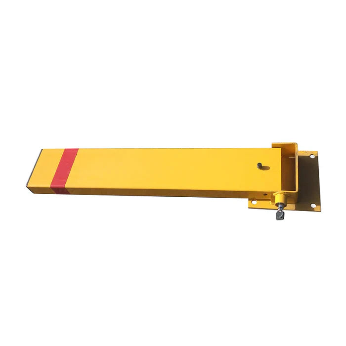 150mm × 50mm Fold Down Parking Bollard – 800mm Key Lock Parking Protector