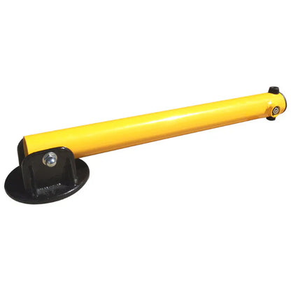 60mm Fold Down Parking Bollard – 610mm High Key Lock Yellow Bollard