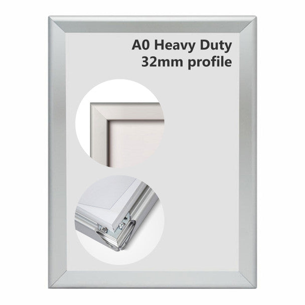 A0 Heavy Duty Snap Frames 32mm
