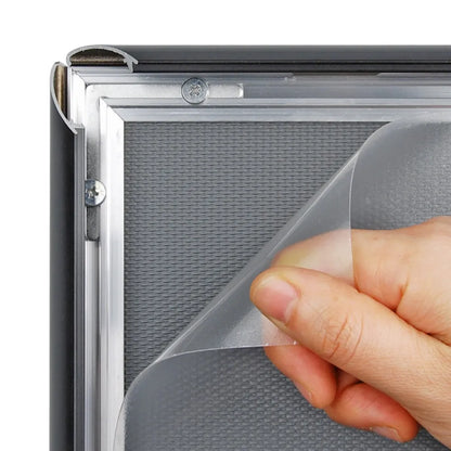 A2 Snap Lock Frame Black 25mm Profiles Wall mount